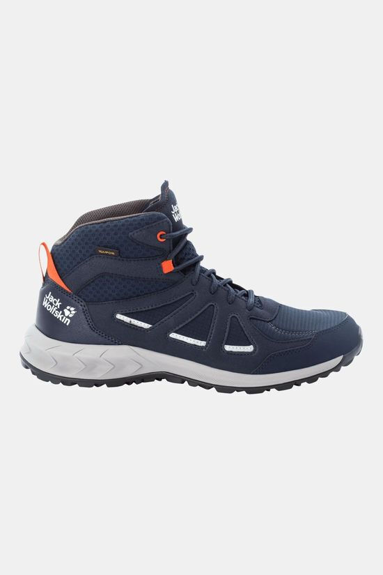 Bever Jack wolfskin woodland 2 texapore mid m blauw aanbieding