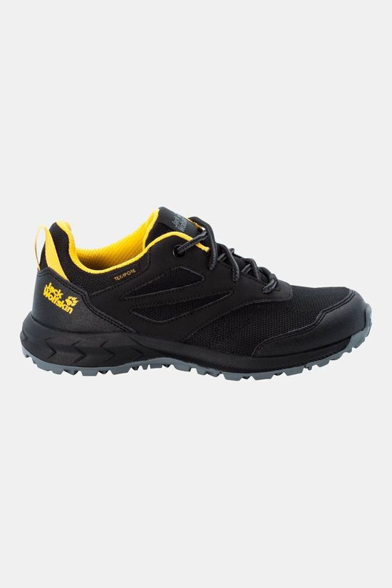 Bever Jack wolfskin woodland texapore low k zwart aanbieding