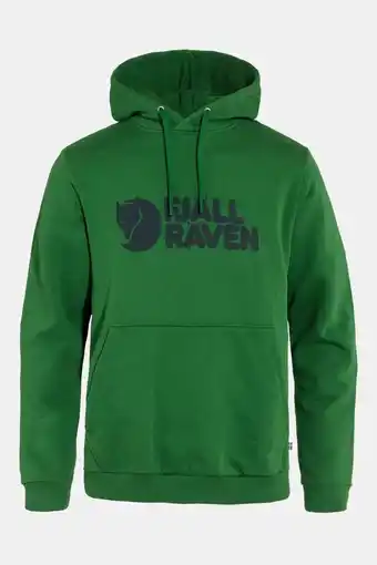 Bever Fjällräven fjällräven logo hoodie m groen aanbieding