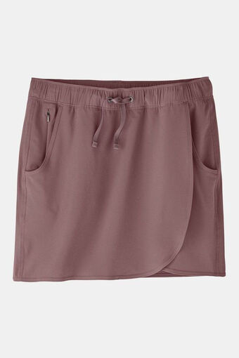 Bever Patagonia fleetwith skort paars aanbieding