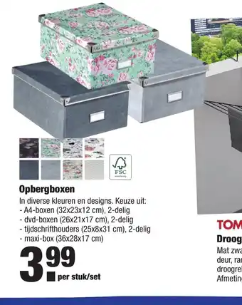 ALDI Opbergboxen per stuk/set aanbieding