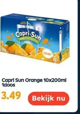 Ochama Capri sun orange 10x200ml 1doos aanbieding