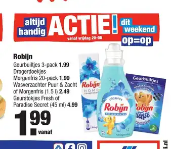 ALDI Robijn Geurstokjes Fresh of Paradise Secret 45 ml aanbieding