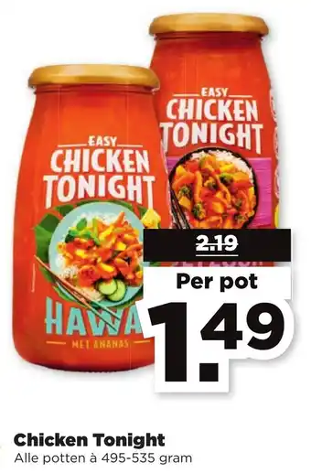 PLUS Chicken Tonight 495-535g aanbieding