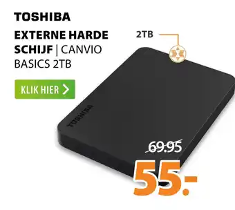 Expert Toshiba externe harde schijf | canvio basics 2tb aanbieding