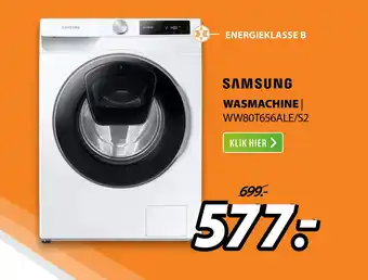 Expert Samsung wasmachine| Ww8Ot656Ale/S2 aanbieding