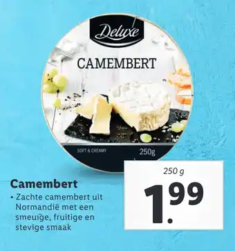 Lidl Camembert 250g aanbieding