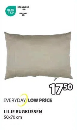 Jysk Lilje rugkussen aanbieding