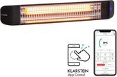 Bol.com Klarstein smartwave heater - terrasverwarmer infrarood - 2400w - met timer en thermostaat - voor 20 m2 - wifi app-bediening aanbieding