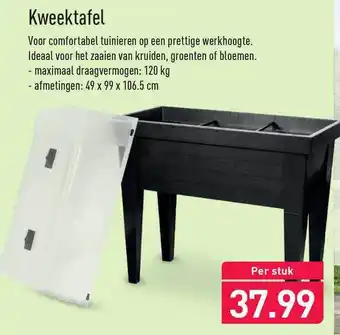 ALDI Kweektafel aanbieding