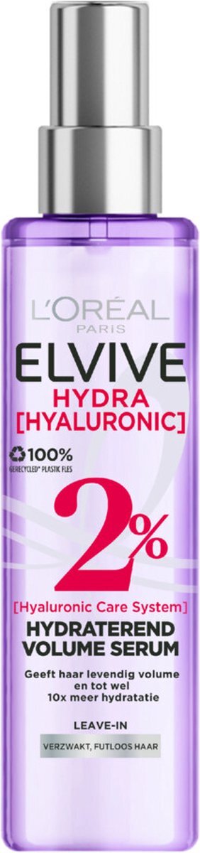 Bol.com L’oréal paris elvive hydra hyaluronic hydraterend volume serum 150 ml - 6 stuks aanbieding