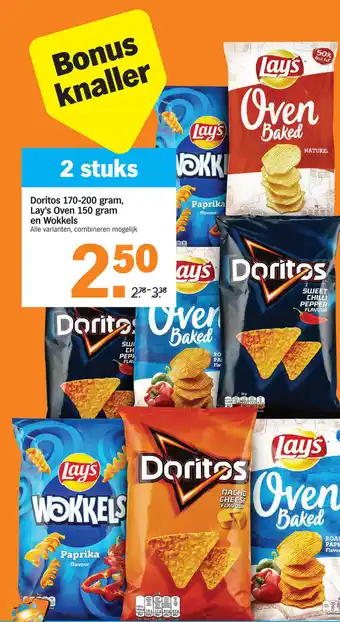 Albert Heijn Doritos en Lay's Oven aanbieding