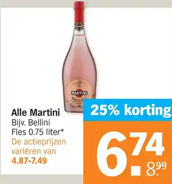 Albert Heijn Alle Martini aanbieding