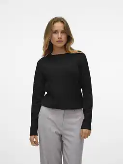 Wehkamp Vero moda gemêleerde trui vmdoffy zwart aanbieding