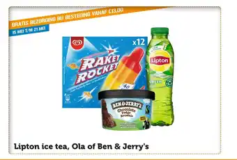 Coop Lipton ice tea, Ola of Ben & Jerry's aanbieding