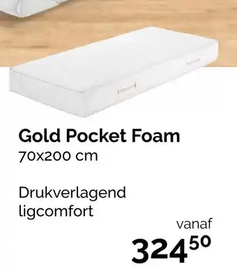 Beter Bed Gold pocket foam aanbieding