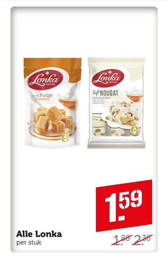 Coop Alle Lonka aanbieding