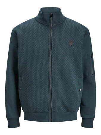 V&D Jack & jones jprbluwills sweat zip high neck aanbieding