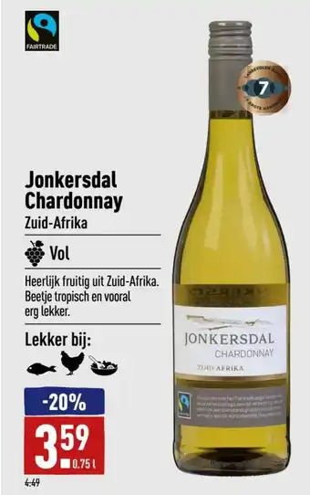 ALDI Jonkersdal Chardonnay aanbieding