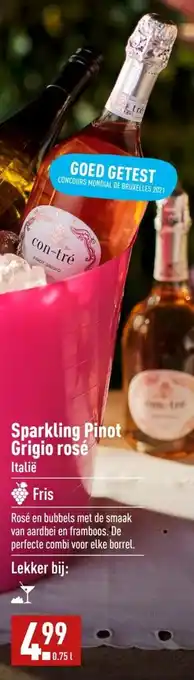 ALDI Sparkling Pinot Grigio rosé aanbieding