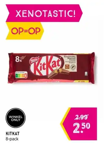 Xenos KITKAT 8-pack aanbieding