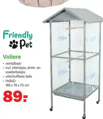 Van Cranenbroek Friendly Pet Voliere aanbieding