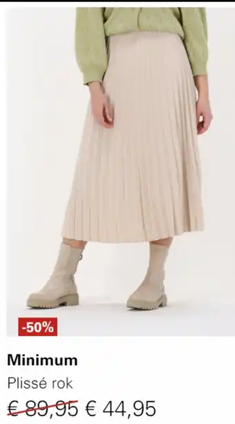 Omoda Minimum Plissé rok aanbieding