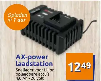 Action AX-power laadstation aanbieding