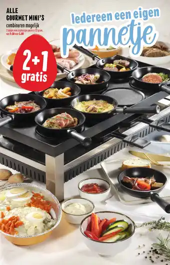 MCD Supermarkt Alle Gourmet Mini's aanbieding