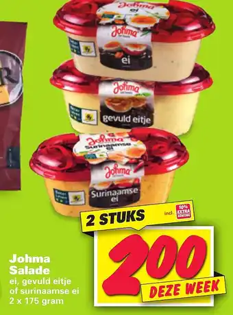 Nettorama Johma Salade 2x175 gram aanbieding