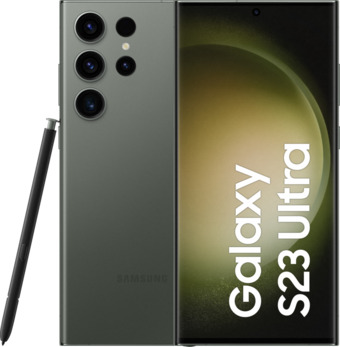 Coolblue Samsung galaxy s23 ultra 256gb groen 5g aanbieding