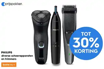 Blokker Diverse scheerapparaten en trimmers aanbieding