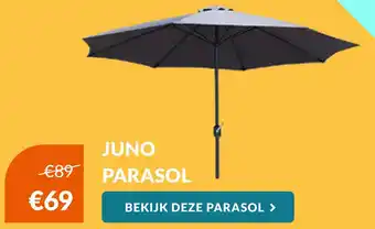 Van der Garde tuinmeubelen Juno parasol aanbieding