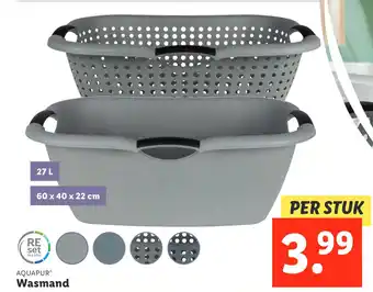 Lidl Aquapur Wasmand 27 liter aanbieding