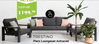 Tuincentrum Osdorp Trestino piers loungeset antraciet aanbieding