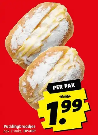 Boni Puddingbroodjes aanbieding