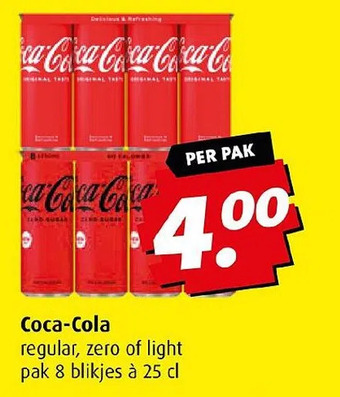 Boni Coca-cola aanbieding