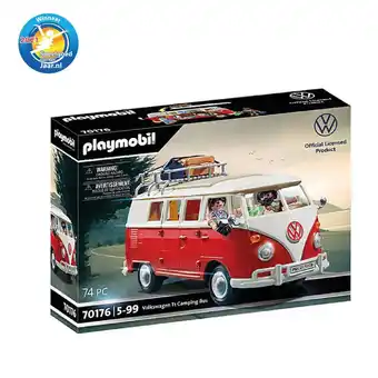 Intertoys Playmobil volkswagen t1 camperbus 70176 aanbieding