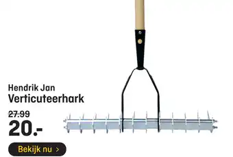 Hubo Hendrik Jan Verticuteerhark aanbieding