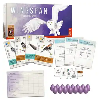 Intertoys Wingspan uitbreiding: europa aanbieding