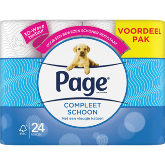 Jumbo Page compleet schoon toiletpapier 24-rollen aanbieding