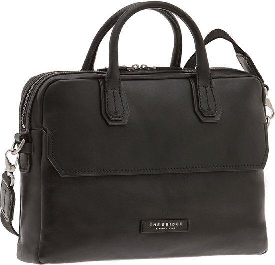 Bol.com The bridge laptoptas / werktas / aktetas - williamsburg - zwart - 12 inch aanbieding