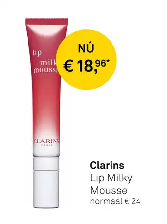 Mooi parfumerie Clarins Lip Milky Mousse aanbieding