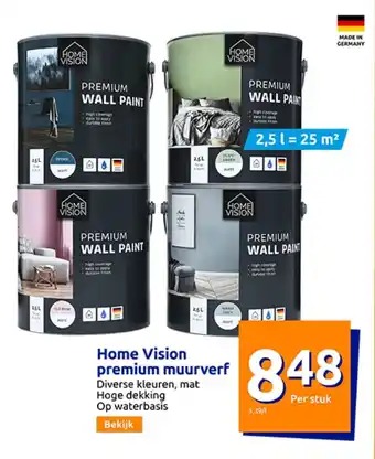 Action Home Vision premium muurverf aanbieding