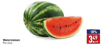 ALDI Watermeloen aanbieding