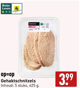 ALDI Gehaktschnitzel 625G aanbieding