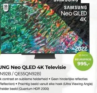 EP Beerepoot Samsung neo qled 4k televisie aanbieding