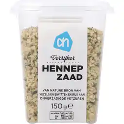 Albert Heijn Ah verrijker ontbijt hennepzaad aanbieding