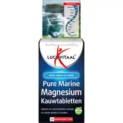 Albert Heijn Lucovitaal pure marine magnesium kauwtablet aanbieding