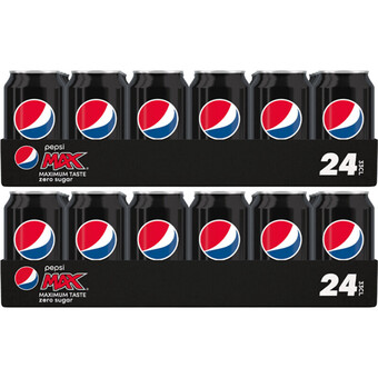 Albert Heijn Voordeelpakket pepsi max cola trays blik aanbieding